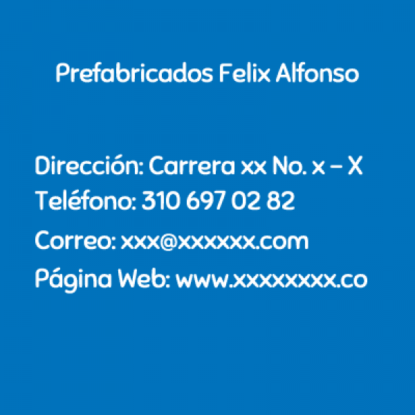 PREFABRICADOS FELIX ALFONSO